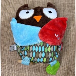 Skip Hop Hug And Hide Jingle Owl Lovey Plush Stuffed Animal Baby Sensory Toy